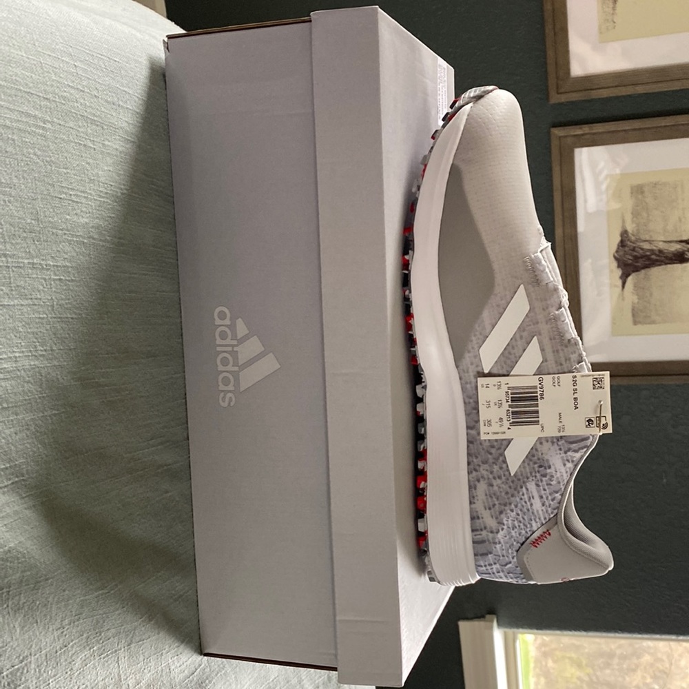 Adidas S2G SL BOA Men’s Spikeless Golf Shoes.  Size 14.